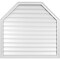 Ekena Millwork Octagonal Top Surface Mount PVC Gable Vent w/ 2"W x 1-1/2"P Brickmould Frame, 40"W x 38"H GVPOT40X3802SF - alternate 1